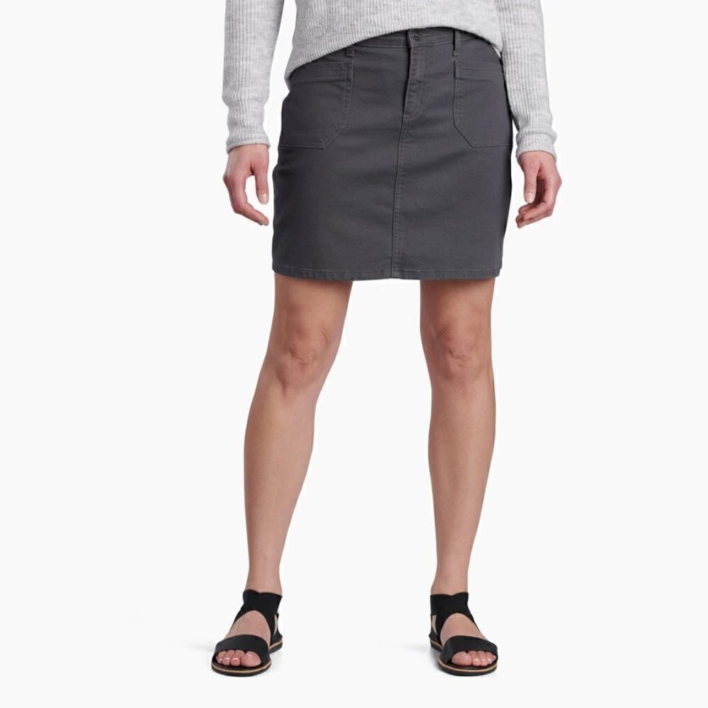 Kuhl Kontour Gray Mini Skirt Size 8